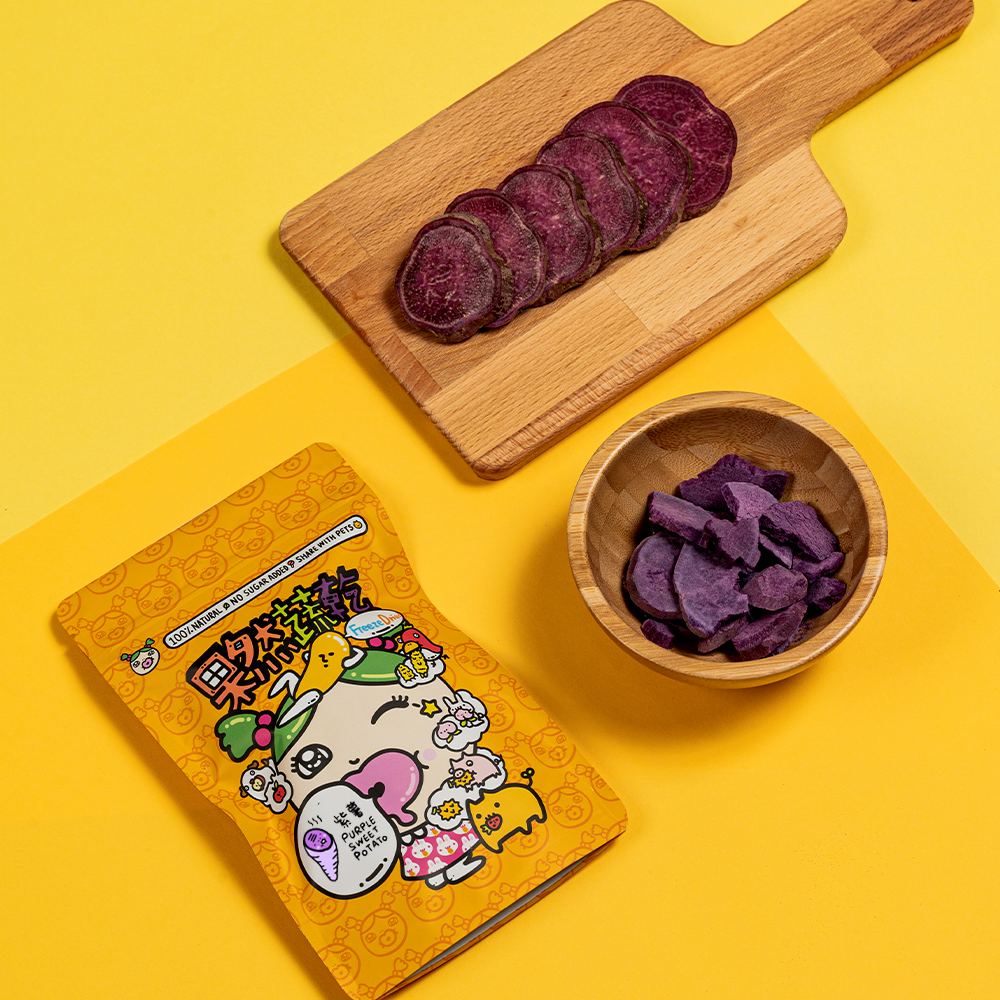 FREEZE-DRIED PURPLE SWEET POTATO SLICE